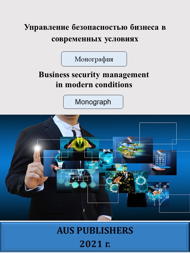                         Business security management in modern conditions
            